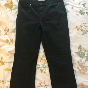 Madewell High Riser Black Jeans
